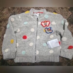 Disney Rare NWT Dumbo Bomber Jacket Zip-Up Size 3T